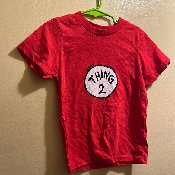 Port& Company Red Kids 'Thing 2' T-Shirt - Picture 1 of 3